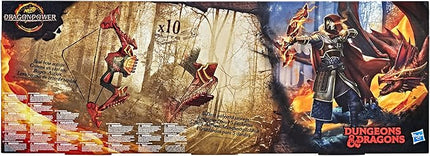 Nerf DragonPower Skyblaze Dart Bow, Inspired by Dungeons and Dragons, Dragon Bow Action, 10 Nerf Darts, 5-Dart Storage