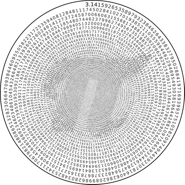 Bgraamiens Puzzle -π Day Puzzle The Mystical π Puzzle Hard Unique Round Numbers Puzzle for Adults (Spiral π)