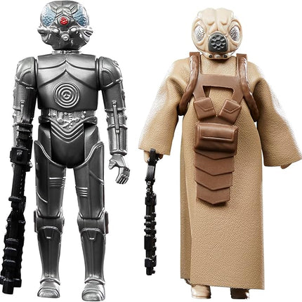 STAR WARS Retro Collection 4-LOM & Zuckuss, 2-Pack, The Empire Strikes Back 3.75-Inch Collectible Action Figures, Ages 4 and Up (Amazon Exclusive)