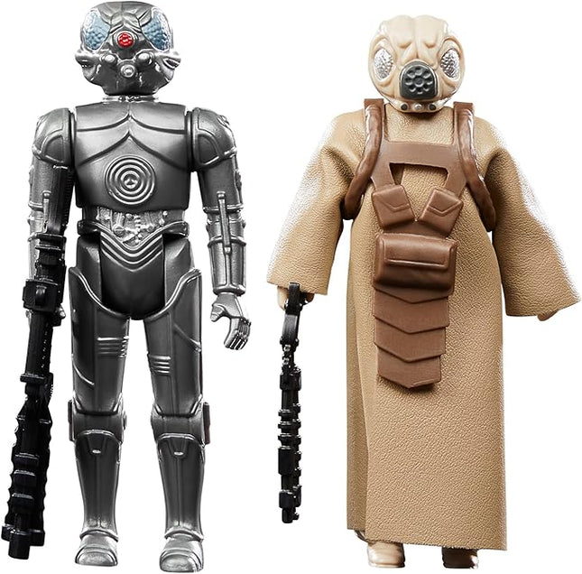 STAR WARS Retro Collection 4-LOM & Zuckuss, 2-Pack, The Empire Strikes Back 3.75-Inch Collectible Action Figures, Ages 4 and Up (Amazon Exclusive)