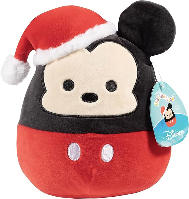 Squishmallows Original 8-Inch Mickey Mouse - Official Jazwares Disney Christmas Plush - Collectible Soft & Squishy Stuffed Animal Toy - Gift for Kids, Girls & Boys