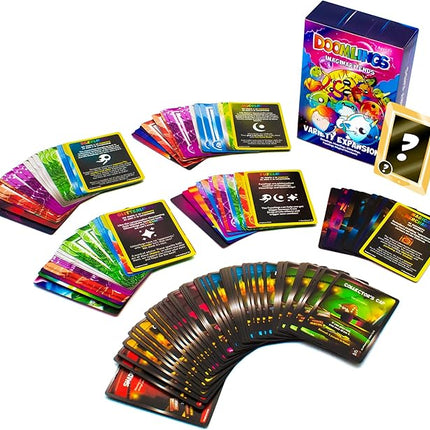 Doomlings Card Game: Imaginary Ends Variety Expansion – 127 New Cards, 5-in-1 Bundle (Magical Merchants, Glitterlings, Moonlings, Deeplings & Fuzelings) | Ages 8+, 2–6 Players