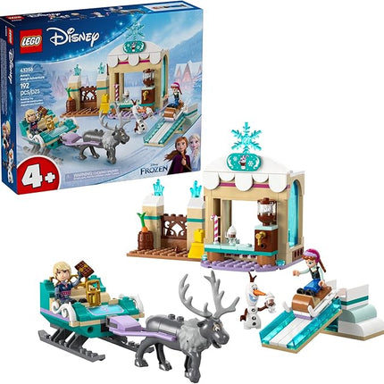 LEGO Disney Frozen Anna's Sleigh Adventure Building Toy Set - Frozen Toy for Toddlers with 2 Disney Princess Minidolls - Learning and Educational Set for Girls & Boys, Ages 4+ - 43256