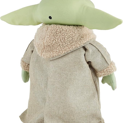 Mattel Star Wars The Mandalorian Grogu RC 12-inch Plush Toy, Real Moves Soft Body Doll with Remote-Controlled Motion & Sounds