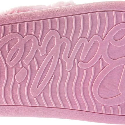 Josmo Barbie Girls Slippers Cozy Fuzzy Plush House Shoes Warm Indoor Outdoor Kids Bedroom Slippers for Little Kid Big Kid Adults