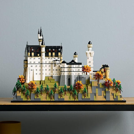 LEGO Architecture Neuschwanstein Castle Building Set - Collectible Bavarian Castle Model Kit for Arts & Crafts - Building Blocks for Adults, Ages 18+ - Gifts for Men and Women - 21063