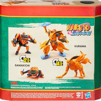 Transformers Collaborative Naruto Shippuden, Kurama & Gamakichi, Anime Toys, Action Figures, 8+