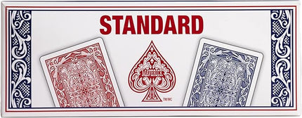 Maverick Playing Cards 12 Pack, Standard Index, Red and Blue Decks, Bulk Playing Cards for Poker, Card Games, and Family Game Night