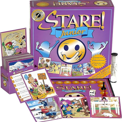 Stare Junior — The Exciting, Award-Winning Game of Memory and Observation — Fun & Educational for The Whole Family, Ages 6 and Up