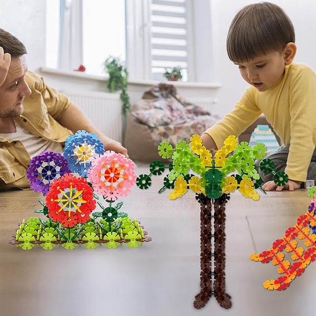 PicassoTiles Building Chips Interlocking Disc Construction Blocks in 12 Colors STEM Learning Early Education Toy Engineering Playset Child Brain Development for Toddlers Girls Boys Kids Age 3+ PTF108