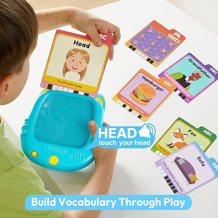 Talking Flash Cards for Kids 3 4 5 Year Old, Toddler Learning Toys with 136 Sight Words & 64 Games, Montessori Educational Toy for Kids, Preschool Learning Activities, Boys Girls Gifts