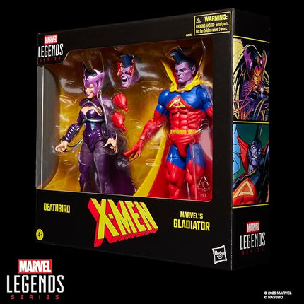X-Men Marvel Legends Series Deathbird & Marvel’s Gladiator Two-Pack, 2 Comics-Inspired Collectible 6-Inch Scale Action Figures