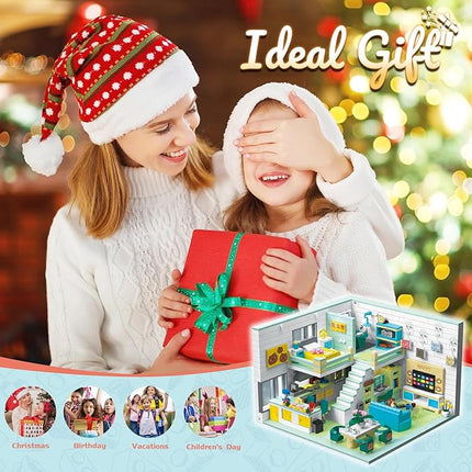 Friends House Building Block Set, Pets Collection Small Brick Model Set, Creative Mini Toy Building Sets, Children’s Day Birthday for Teens Kids Boys Girls 8+, 1035 PCS