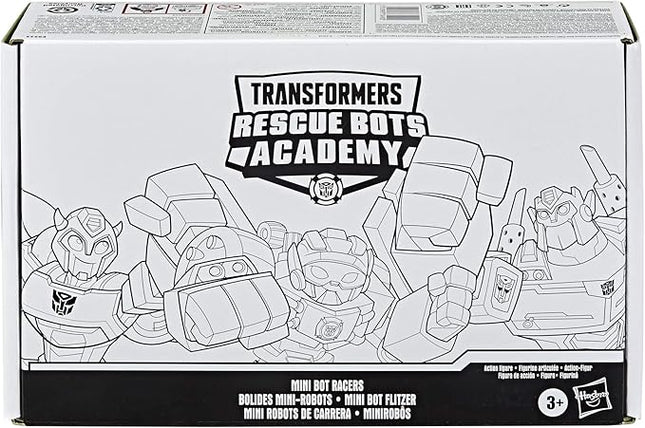Transformers Playskool Heroes Rescue Bots Academy Mini Bot Racers Converting Robot Toy 5-Pack, 2-Inch Collectible Toy Cars (Amazon Exclusive)