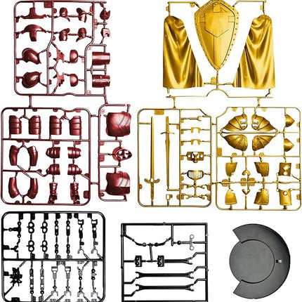 T13 Medieval Knight Action Figure Articulated Titan 13 Multi-Jointed Movable Dummy Robot Desktop Table Decoration