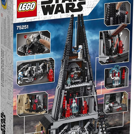 LEGO Star Wars Darth Vader's Castle 75251 Building Kit Includes TIE Fighter, Darth Vader Minifigures, Bacta Tank and More (1,060 Pieces) - (Amazon Exclusive)