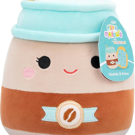 Squishmallows Original FlipAMallows 8in Coffee and Toaster Pastry Flippable Plush - Official Jazwares Product (Little)