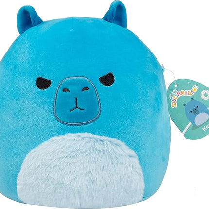 Squishmallows 10" Kenji The Blue Capybara Plush - Official Jazwares - Soft, Cuddly Stuffed Animal Collectible Hug Toy for Kids & Adults - Amazon for Birthdays, Holidays & Comfort
