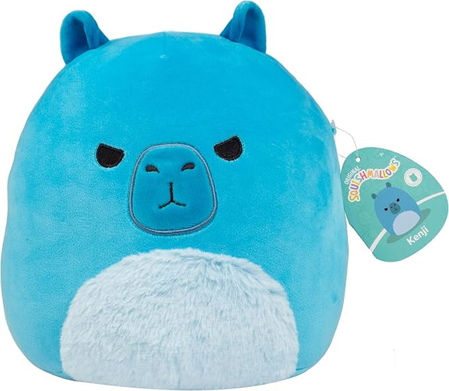 Squishmallows 10" Kenji The Blue Capybara Plush - Official Jazwares - Soft, Cuddly Stuffed Animal Collectible Hug Toy for Kids & Adults - Amazon for Birthdays, Holidays & Comfort