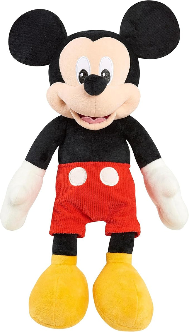Disney Junior Mickey Mouse Large 19-inch Plush Stuffed Animal, Mickey Mouse, Pretend Play, Kids Toys for Ages 2 Up by Just Play