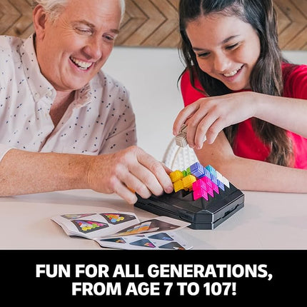 Educational Insights Kanoodle Pyramid - 3D Brain Teaser Puzzles, Single Player Brain Game, Handheld Travel Games for Kids, Challenging Logic Puzzle Games and Gifts for Kids, Teens & Adults Ages 7+