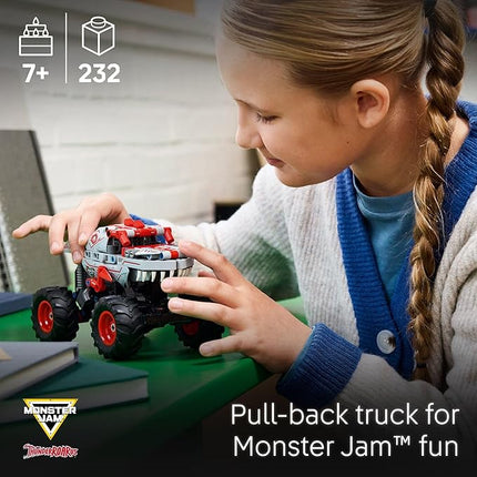 LEGO Technic Monster Jam ThunderROARus Pull-Back Monster Truck Toy - Building Toy for Kids, Boys and Girls, Ages 7+ - Creative Gift Idea for Lovers of Monster Trucks - 42200