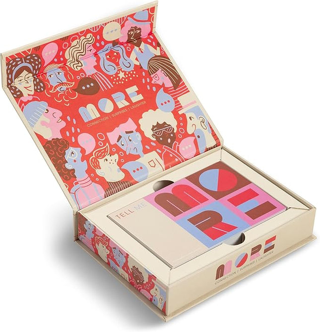 Tell Me More: Couples’ Edition – A Date Night Conversation Starter Game of 52 Questions to Deepen Your Connection with Your Partner