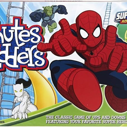 Hasbro Gaming Chutes and Ladders: Marvel Spider-Man Edition Board Game for Kids 2-4 Players, Preschool Games, Ages 3 and Up (Amazon Exclusive)