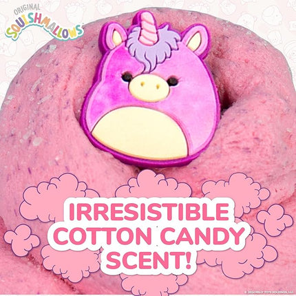 Original Squishmallows Premium Cloud Slime - Lola The Unicorn, Cotton Candy Scent