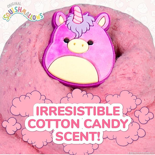 Original Squishmallows Premium Cloud Slime - Lola The Unicorn, Cotton Candy Scent