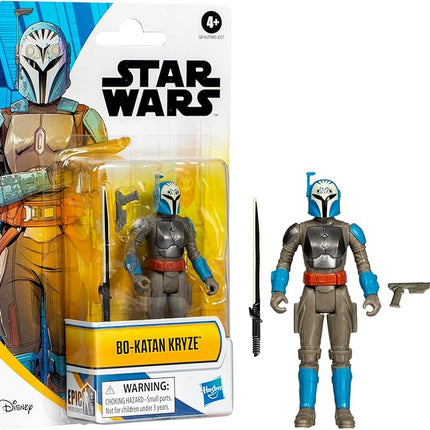 STAR WARS Epic Hero Series Bo-Katan Kryze 4-Inch Action Figure & 2 Accessories, Toys for 4 Year Old Boys and Girls & Up