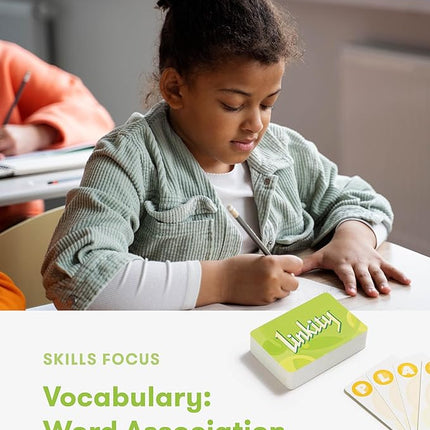SimplyFun Linkity - Engaging Vocabulary and Word Association Educational Game for Ages 8 & Up, Perfect Word Game for Kids for Family Night, Classroom Learning, and Parties, for 3-8 Players