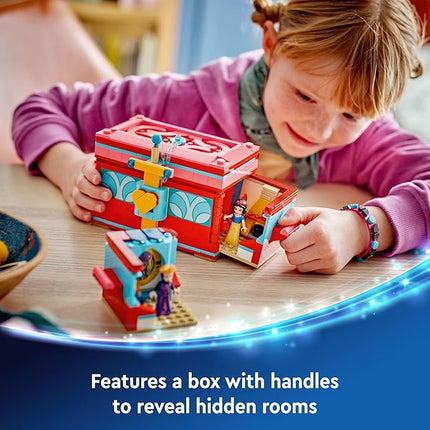 LEGO ǀ Disney Snow White’s Jewelry Box, Snow White and The Evil Queen Mini Doll Figures, Building Toy for Kids, Birthday Gift for 6 Years Old Girls and Boys, Play Disney Bracelet, 43276