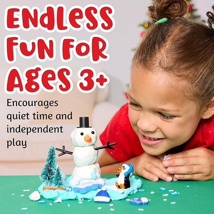 Creativity for Kids Sensory Pack: Winter - Toddler Christmas Crafts, Holiday Crafts for Kids, Sensory Toys for Toddlers, Travel Toys and Stocking Stuffers for Kids (Ages 3+)