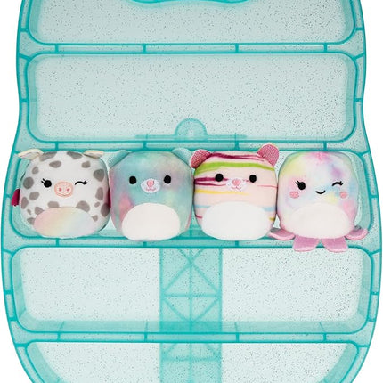 Squishville by Original Squishmallows Play and Display Storage - Twenty 2-inch Plush Included with 4 Exclusives - Hang or Stand Display Case
