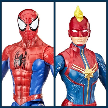 Marvel Titan Hero Series Action Figure Multipack, 6 Action Figures, 12-Inch Toys, Inspired By Marvel Comics, For Kids Ages 4 And Up (Amazon Exclusive)