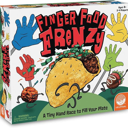 MindWare Finger Food Frenzy Family Board Game | Classic Strategy Board Games for Kids Ages 6 and Up | Boost Dexterity and Problem-Solving Skills with Kid Board Games