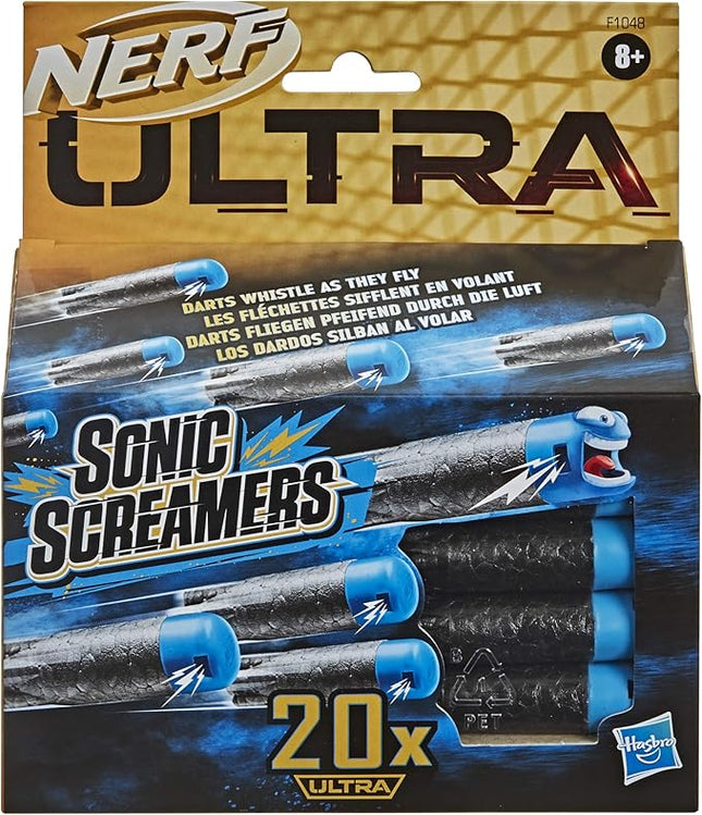 Nerf Ultra Sonic Screamers 20-Dart Refill Pack - Darts Whistle Through The Air - Compatible Only with Nerf Ultra Blasters