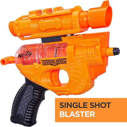 Nerf Holdout Doomlands Toy Blaster with Detachablex 40Mm & 2 Official Doomlands Elite Darts for Kids, Teens, & Adults