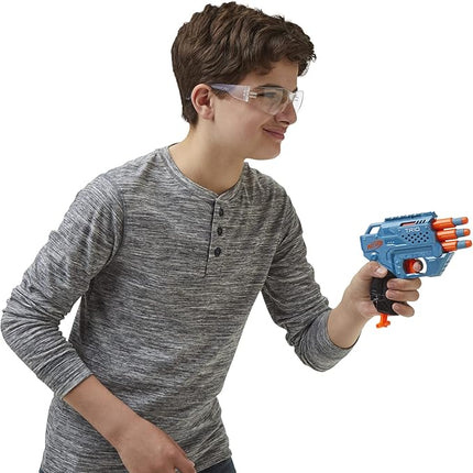 Nerf Elite 2.0 Trio SD-3 Blaster - Includes 6 Official Darts - 3-Barrel Blasting - Tactical Rail for Customizing Capability