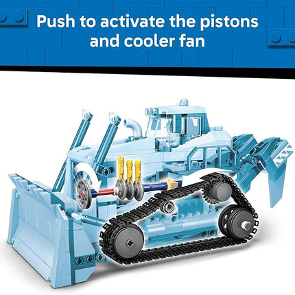 LEGO City Yellow Bulldozer Construction Site Building Toy for Kids, Ages 8+ - Pretend Play Set & Construction-Themed Building Blocks W/Toy Bulldozer Idea for Boys & Girls - 60466