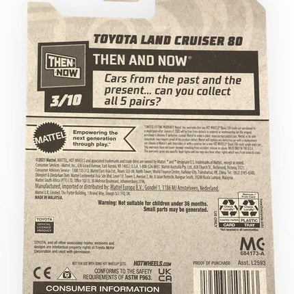 Hot Wheels Toyota Land Cruiser 80, Then and Now 3/10