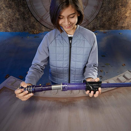 STAR WARS Lightsaber Forge Kyber Core Darksaber, Officially Licensed Customizable Electronic Mandalorian Lightsaber, Toys for 4 Year Old Boys and Girls