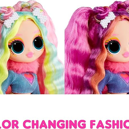 L.O.L. Surprise! OMG Sunshine Color Change Bubblegum DJ Fashion Doll with Color Changing Hair and Fashions and Multiple Surprises – Great Gift for Kids Ages 4+