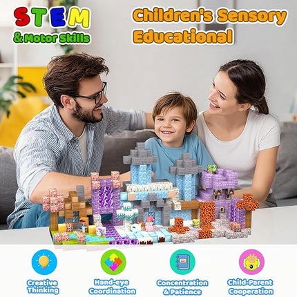 100PCS Magnetic Blocks - Magnet Toys for Kids, Boys and Girls, Magnetic Building Blocks Cubes, Stacking Magnets for Kids, Birthday Gifts for Boys and Girls Age 3+ Years Old