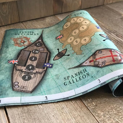 Tortuga 1667 Deluxe Edition Board Game, Treasure Plunder Game of Cards, Strategy, Deceit, and Luck for 2-9 Players