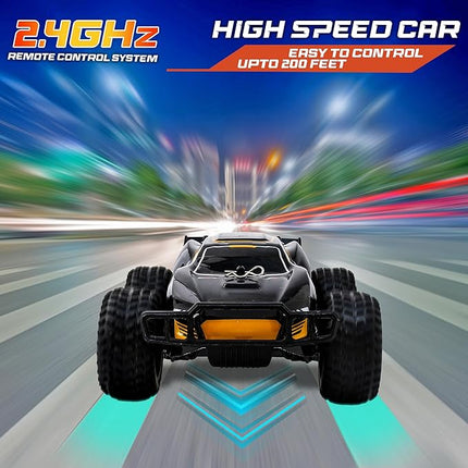 Offroad Remote Control Car for Boys 1:20 - High Speed RC Car for Teens, 20km/h Fast RC Cars with LED Light, 2 Rechargeable 1000mAh Batteries - All Terrain RC Car Gift for Boys