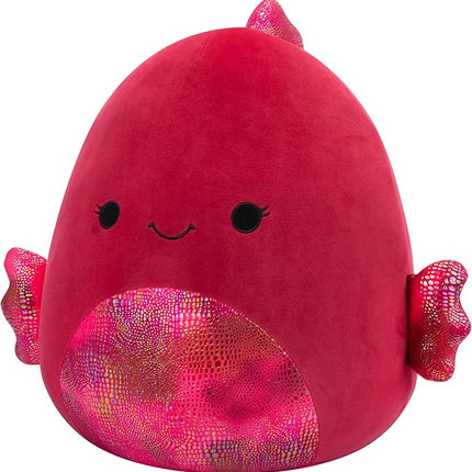 Squishmallows Original 16-Inch Barella Raspberry Betta Fish - Official Jazwares Plush (Large)