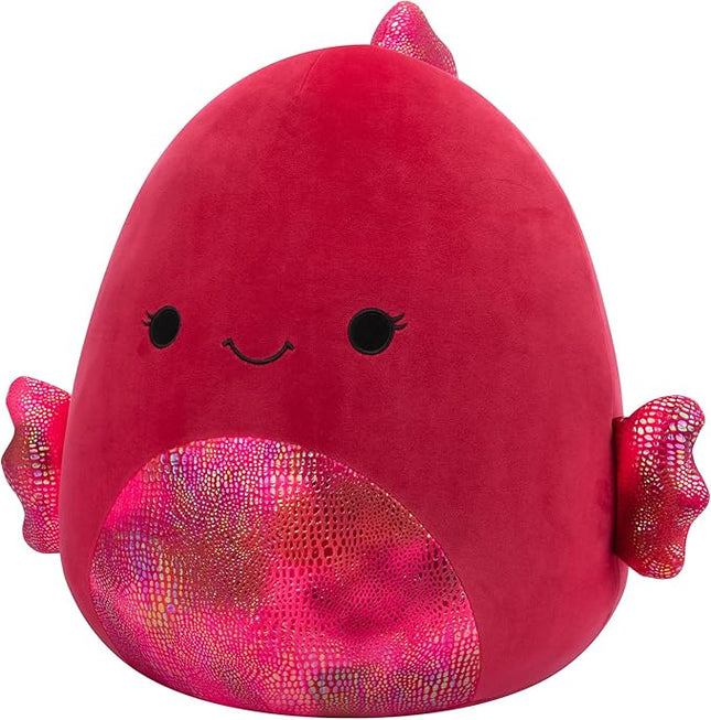 Squishmallows Original 16-Inch Barella Raspberry Betta Fish - Official Jazwares Plush (Large)