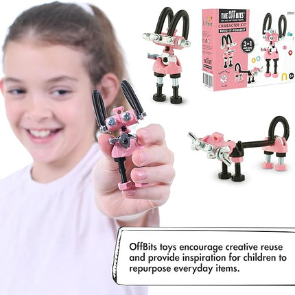 The Off Bits JoyBit Build Your Own Robot Toy Construction Set, Educational Easter Gift Ideas STEM Activities Learning Kit, Creative Build and Play Model Kit Steam Toys for 6 7 8 9 10+ Year Old